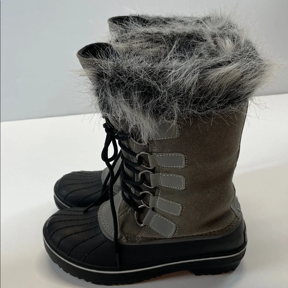 Tamarack Faux Fur Lined Waterproof Snow Boots Lace Up Winter Size 6